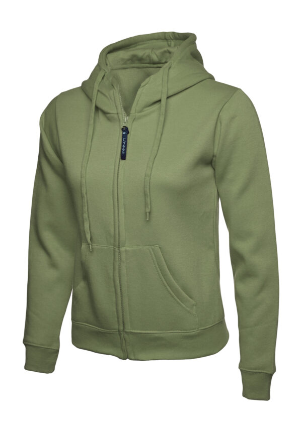 Ladies Classic Full Zip Hooded Sweatshirt - Image 7