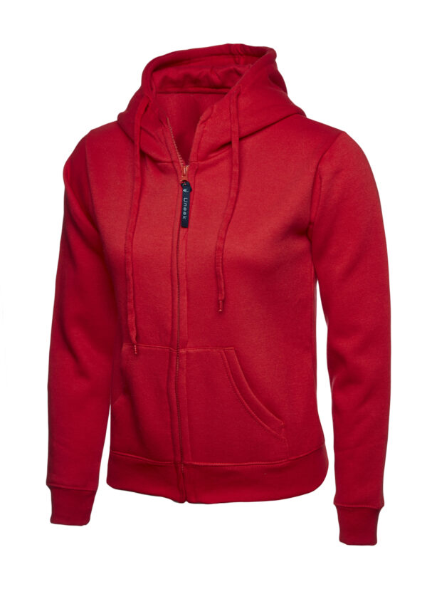 Ladies Classic Full Zip Hooded Sweatshirt - Image 10