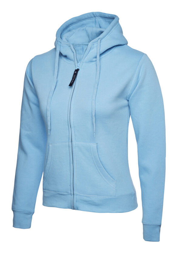 Ladies Classic Full Zip Hooded Sweatshirt - Image 11