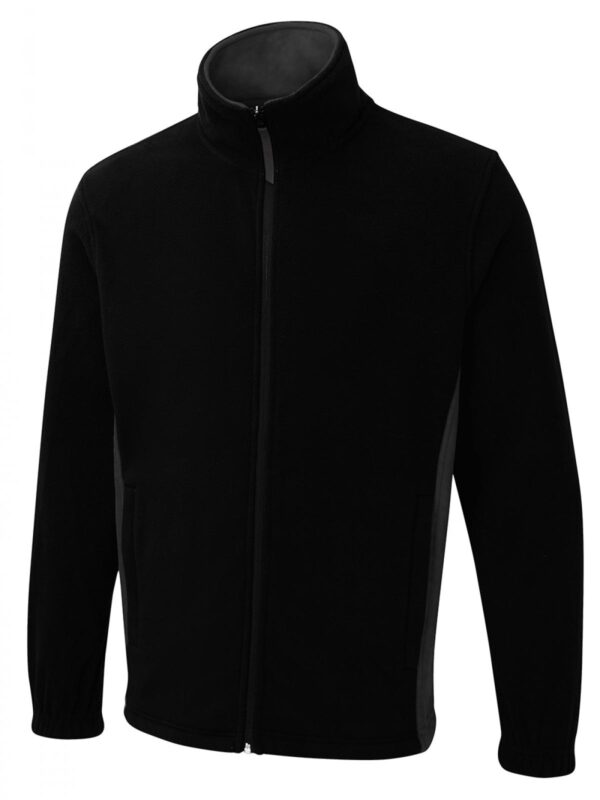Two Tone Full Zip Fleece Jacket - Image 2