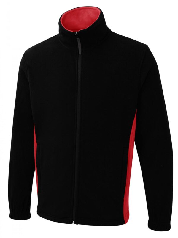 Two Tone Full Zip Fleece Jacket - Image 3