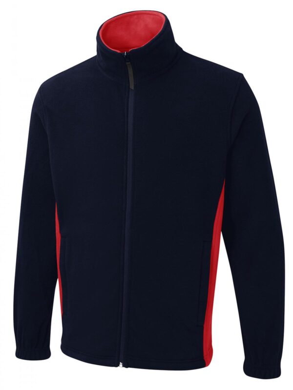 Two Tone Full Zip Fleece Jacket - Image 6