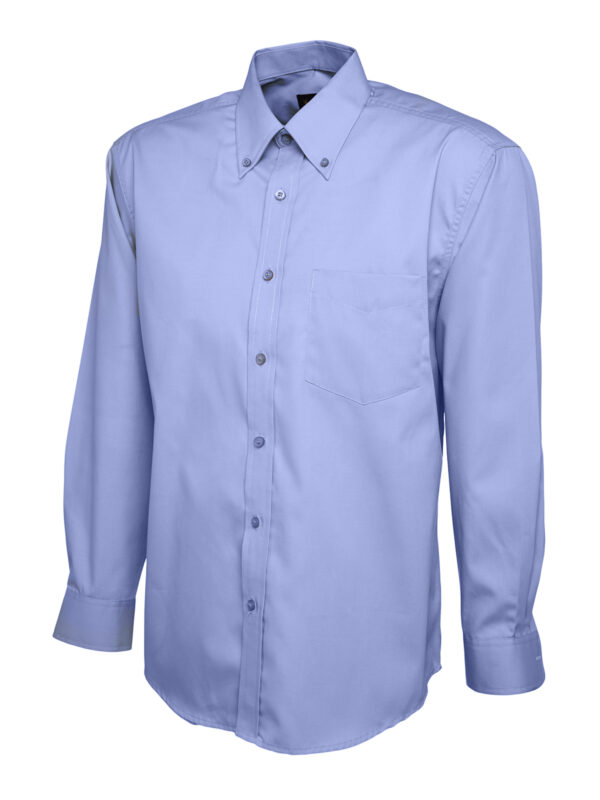 Mens Pinpoint Oxford Full Sleeve Shirt - Image 5