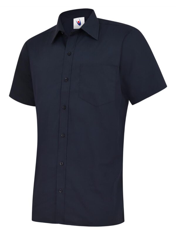 Mens Poplin Half Sleeve Shirt - Image 7