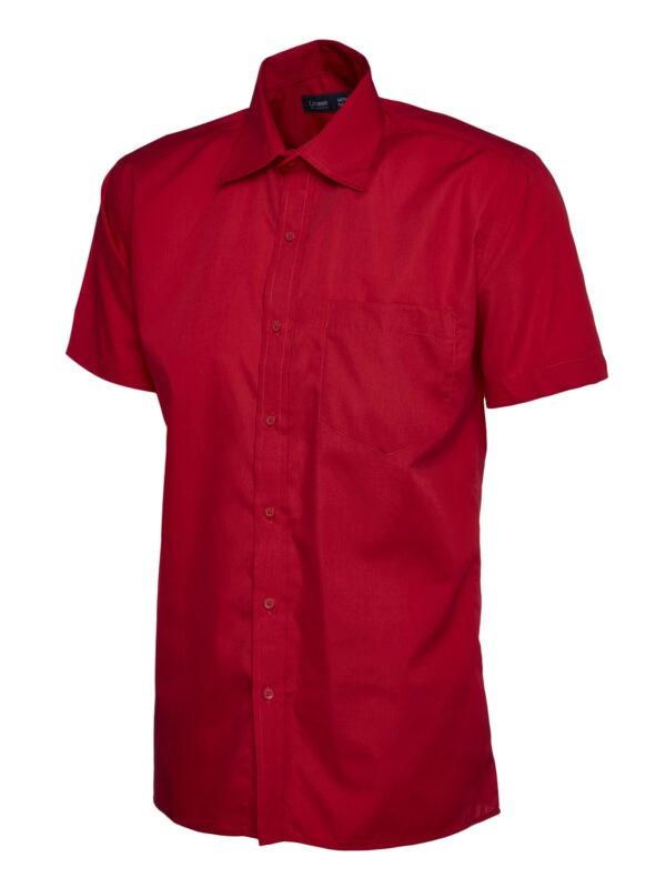 Mens Poplin Half Sleeve Shirt - Image 10